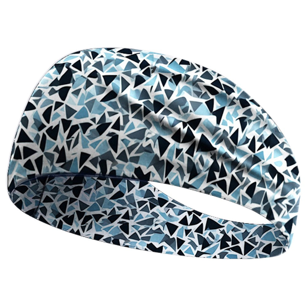 Sweat Wicking Sports Headband for Cycling Yoga Running Breathable Milk Silk Wide Sweatband