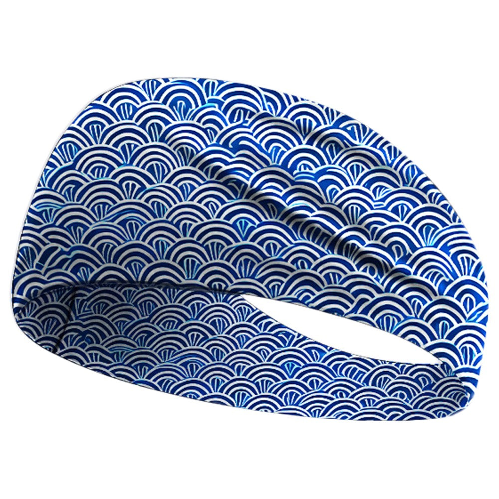 Cycling Breathable Sweatband Wide Sports Headband Milk Silk Sweat Wicking Yoga Hair Band