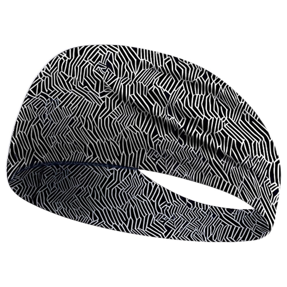 Cycling Breathable Sweatband Wide Sports Headband Milk Silk Sweat Wicking Yoga Hair Band