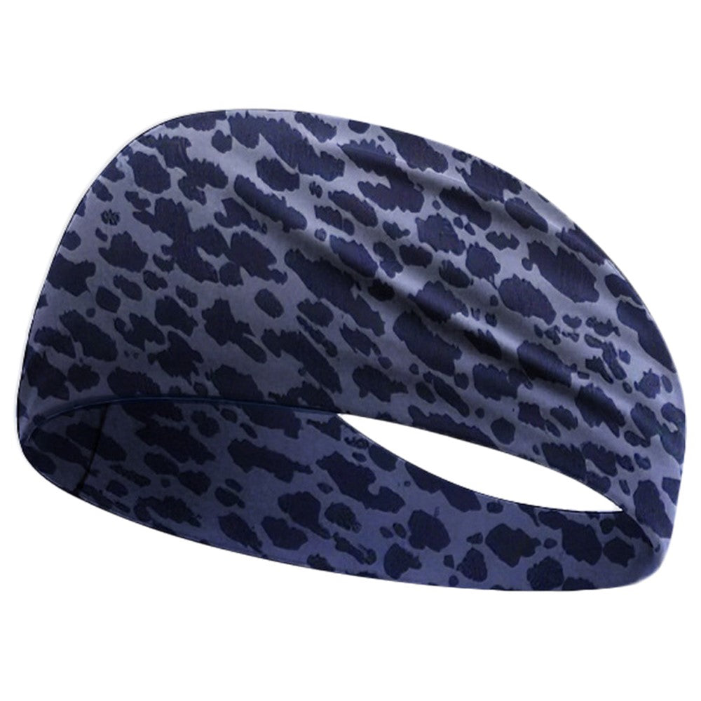 Cycling Breathable Sweatband Wide Sports Headband Milk Silk Sweat Wicking Yoga Hair Band