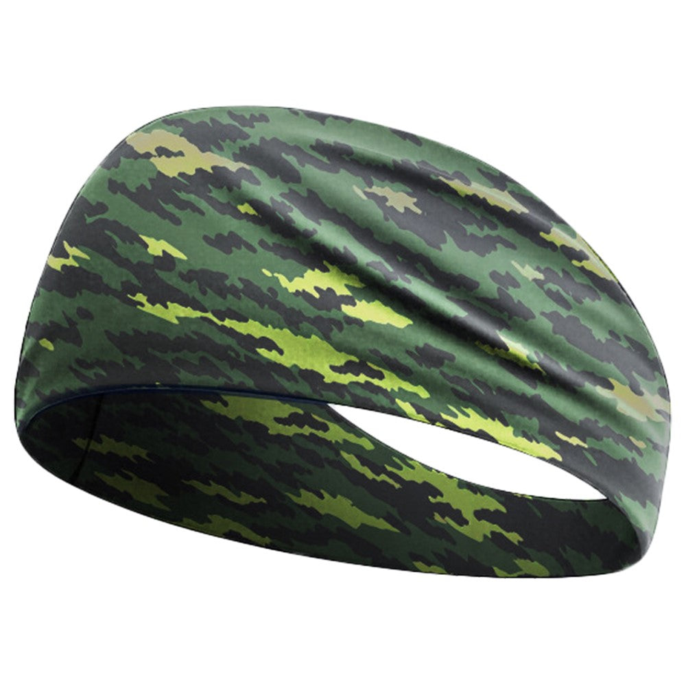 Camouflage Print Headband for Kids Breathable Sports Sweatband Children Basketball Running Hair Band