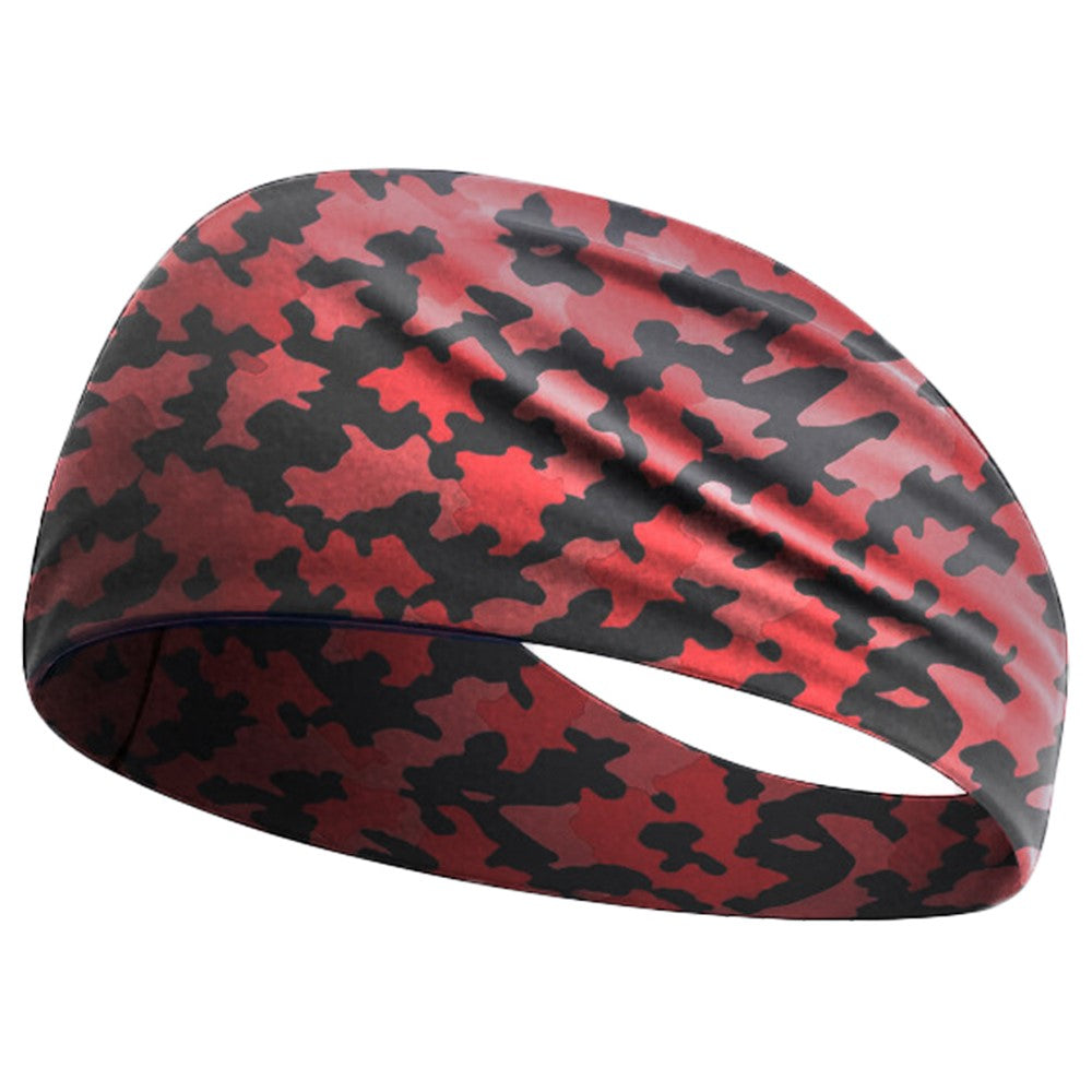Camouflage Print Headband for Kids Breathable Sports Sweatband Children Basketball Running Hair Band