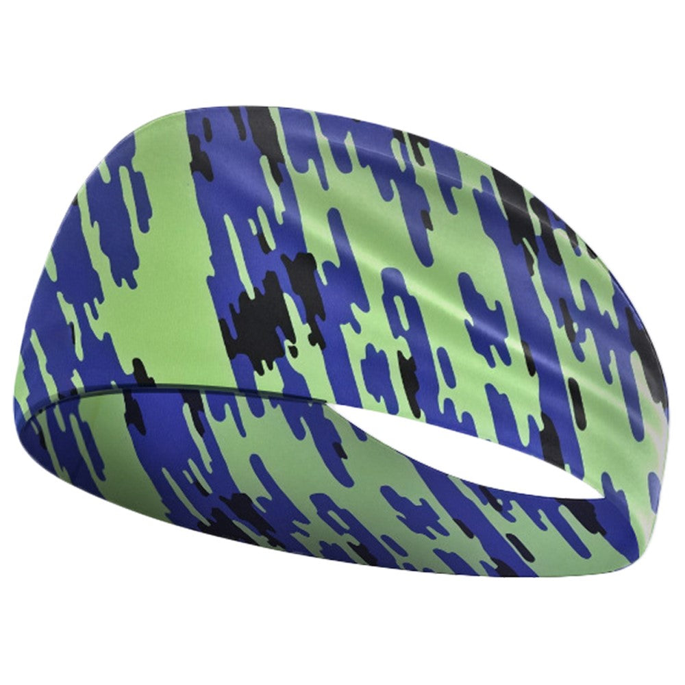 Camouflage Print Headband for Kids Breathable Sports Sweatband Children Basketball Running Hair Band