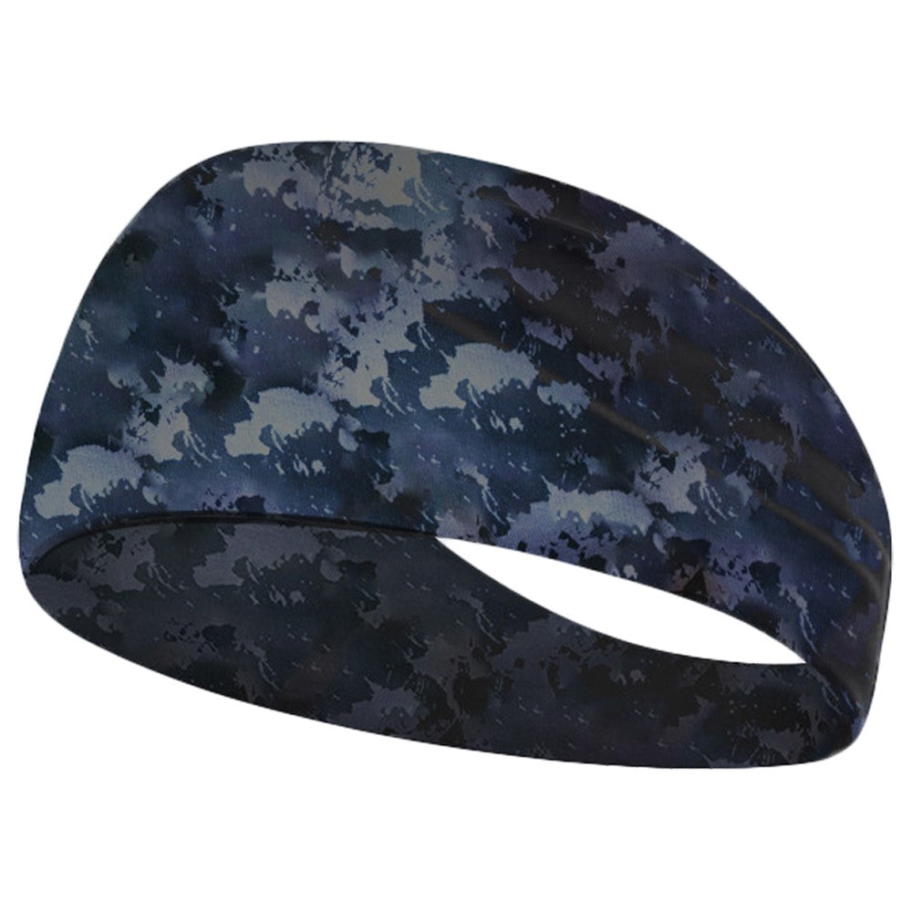 Camouflage Print Headband for Kids Breathable Sports Sweatband Children Basketball Running Hair Band