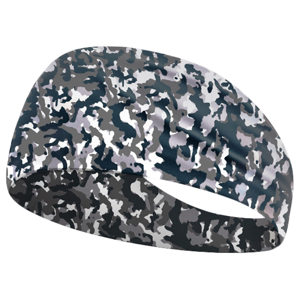 Camouflage Print Headband for Kids Breathable Sports Sweatband Children Basketball Running Hair Band