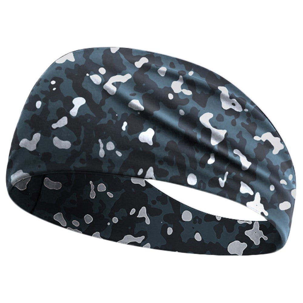 Camouflage Print Headband for Kids Breathable Sports Sweatband Children Basketball Running Hair Band
