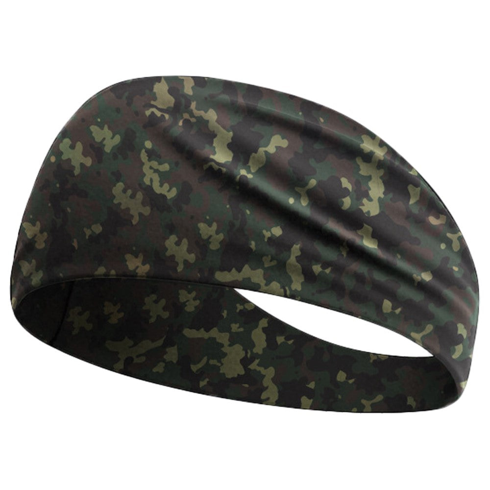 Camouflage Print Headband for Kids Breathable Sports Sweatband Children Basketball Running Hair Band