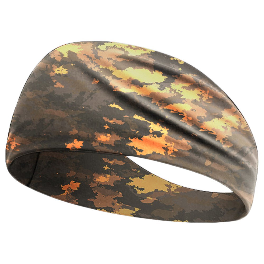 Camouflage Print Headband for Kids Breathable Sports Sweatband Children Basketball Running Hair Band