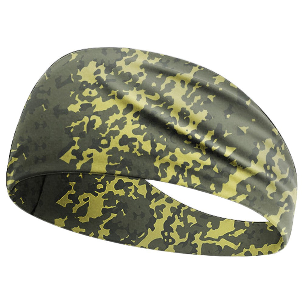 Camouflage Print Headband for Kids Breathable Sports Sweatband Children Basketball Running Hair Band