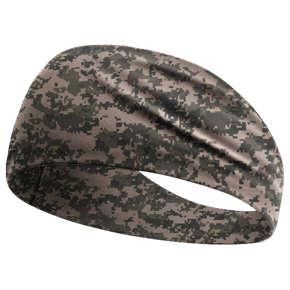 Camouflage Print Headband for Kids Breathable Sports Sweatband Children Basketball Running Hair Band