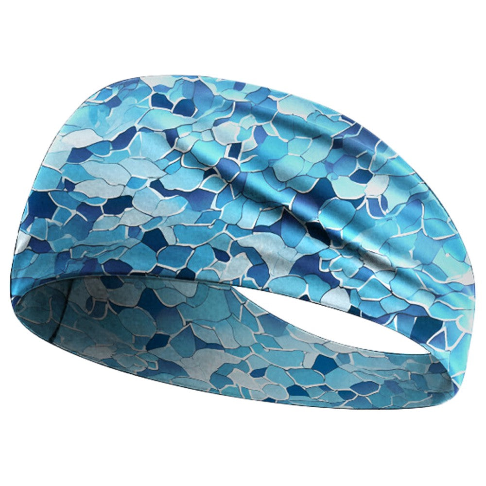 Children's Basketball Headband Breathable Sports Sweatband Running Cooling Ice Silk Headband