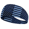 Marathon Sweatband American Flag Print Breathable Sports Headband Fitness Sweat Absorbing Hair Band