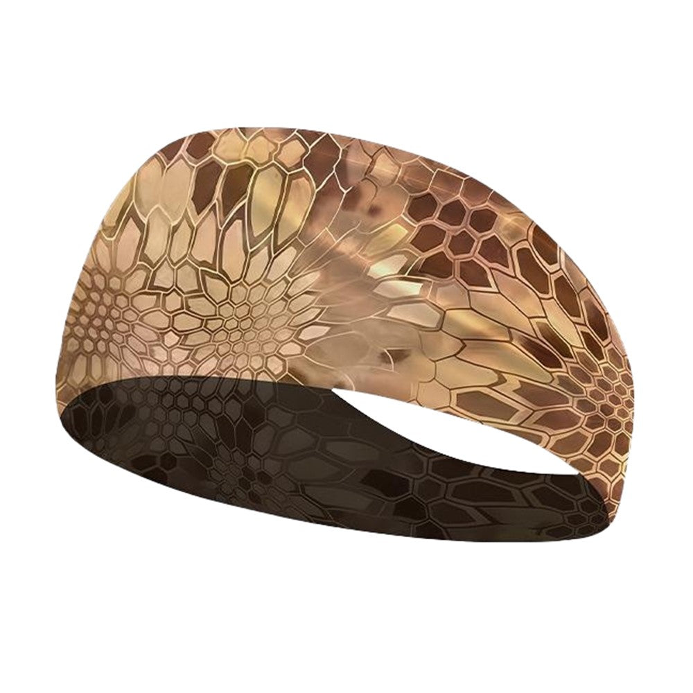 Summer Sports Yoga Headband Breathable Milk Silk Sweatband Elastic Moisture Wicking Hair Band