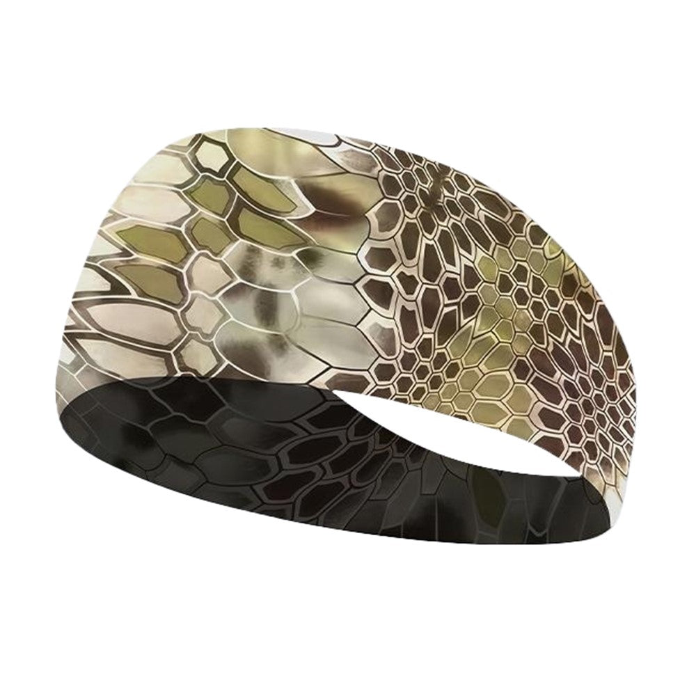 Summer Sports Yoga Headband Breathable Milk Silk Sweatband Elastic Moisture Wicking Hair Band