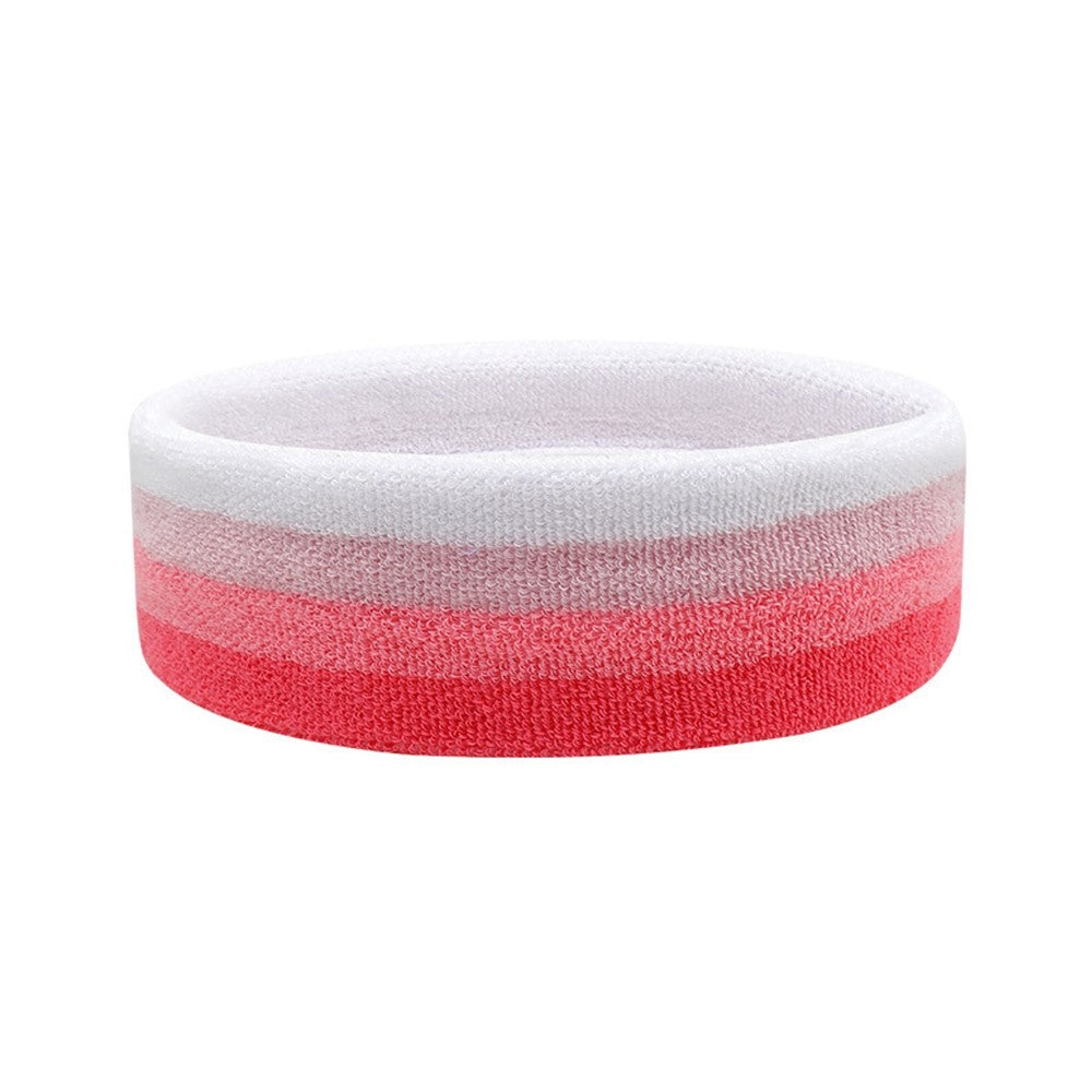 Sports Headband Sweat Absorbing Unisex Hair Band 19x5cm for Running Fitness Yoga Face Washing