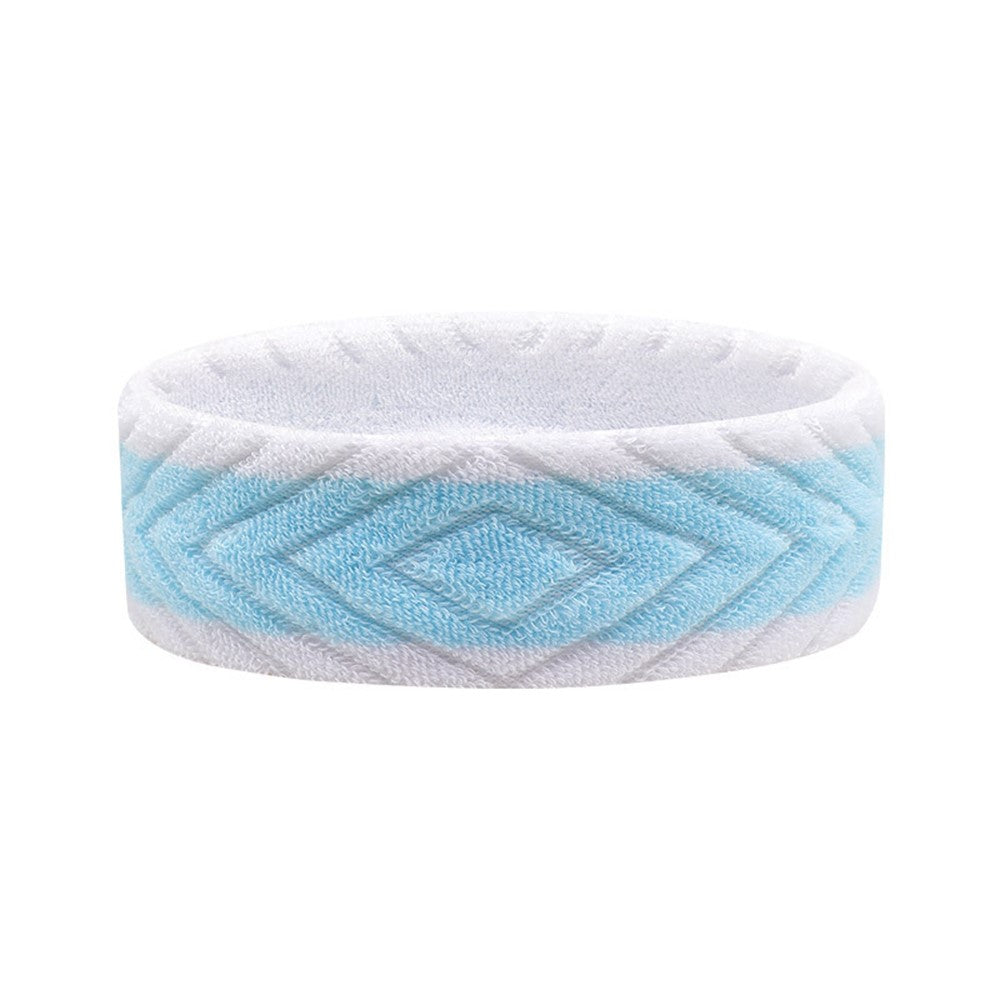 Sports Headband Sweat Absorbing Unisex Hair Band 19x5cm for Running Fitness Yoga Face Washing