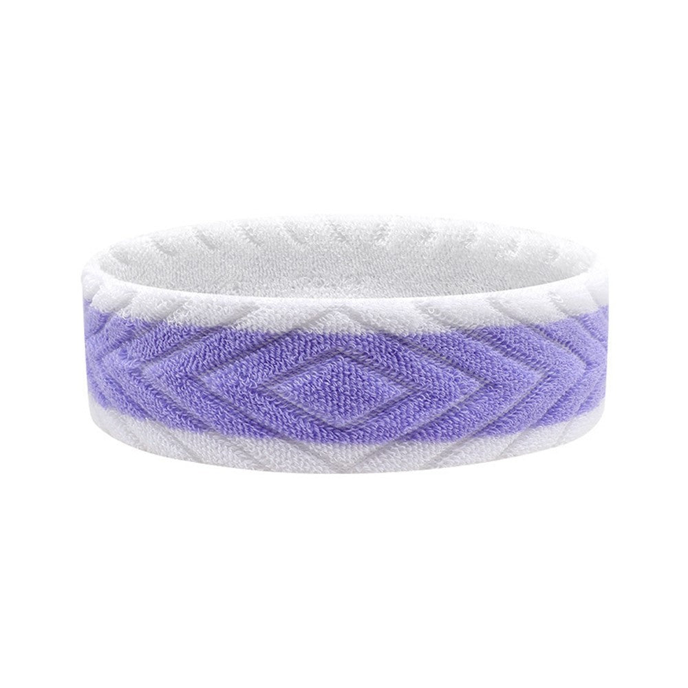 Sports Headband Sweat Absorbing Unisex Hair Band 19x5cm for Running Fitness Yoga Face Washing