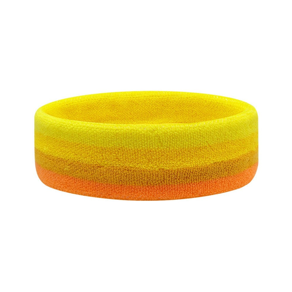 Sports Headband Sweat Absorbing Unisex Hair Band 19x5cm for Running Fitness Yoga Face Washing