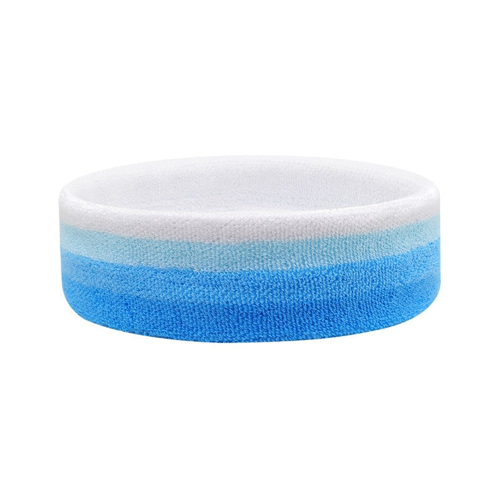 Sports Headband Sweat Absorbing Unisex Hair Band 19x5cm for Running Fitness Yoga Face Washing
