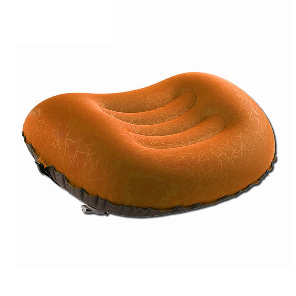 GM-SIP10 Inflatable Camping Pillows Fabric+TPU Blow Up Air Pillow with Strap for Camping Hiking