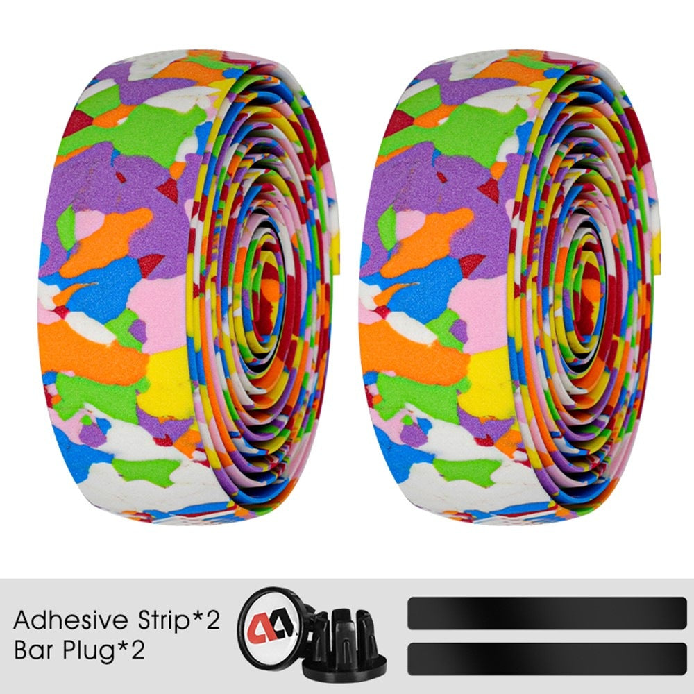 WEST BIKING EVA Foam Self-Adhesive Bike Handlebar Tape Cycling Handle Bar Wraps Tape
