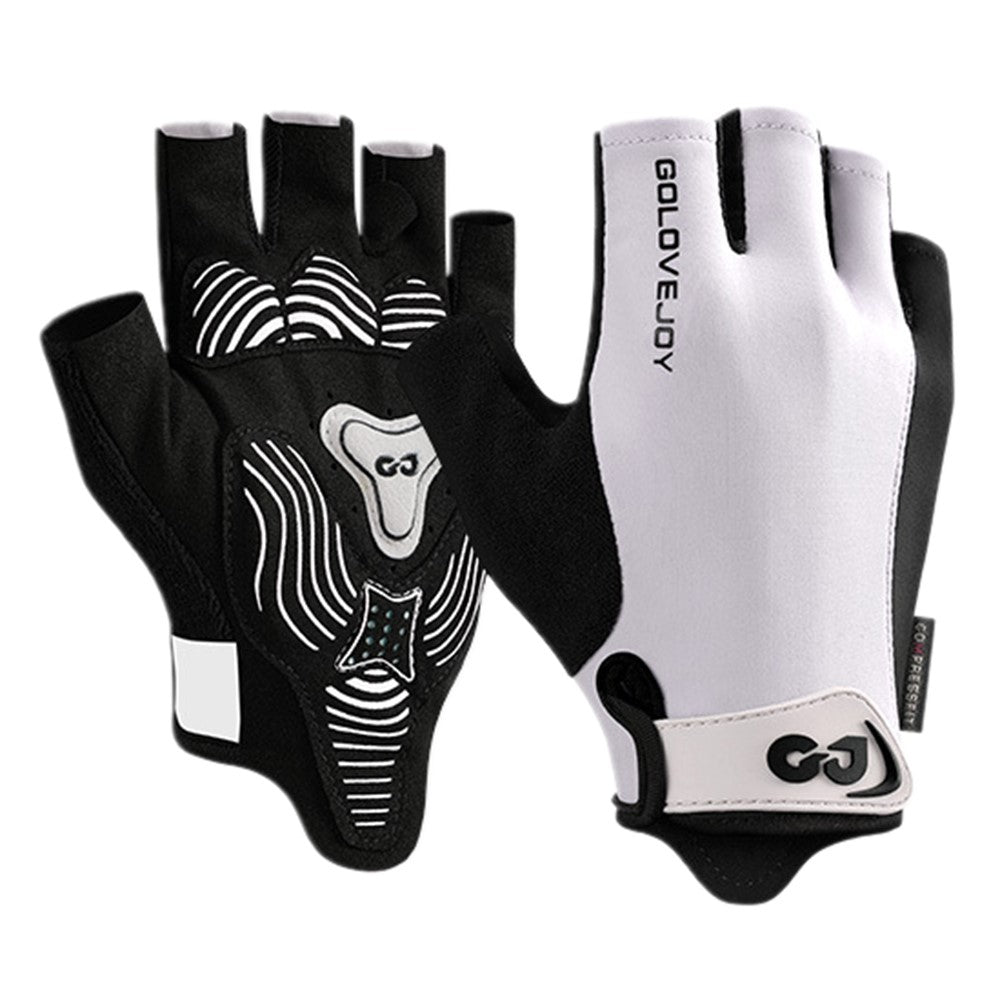 XG81 1 Pair Half-Finger Gloves Anti-Slip Shock-Absorbing Hand Gloves for Men, Women