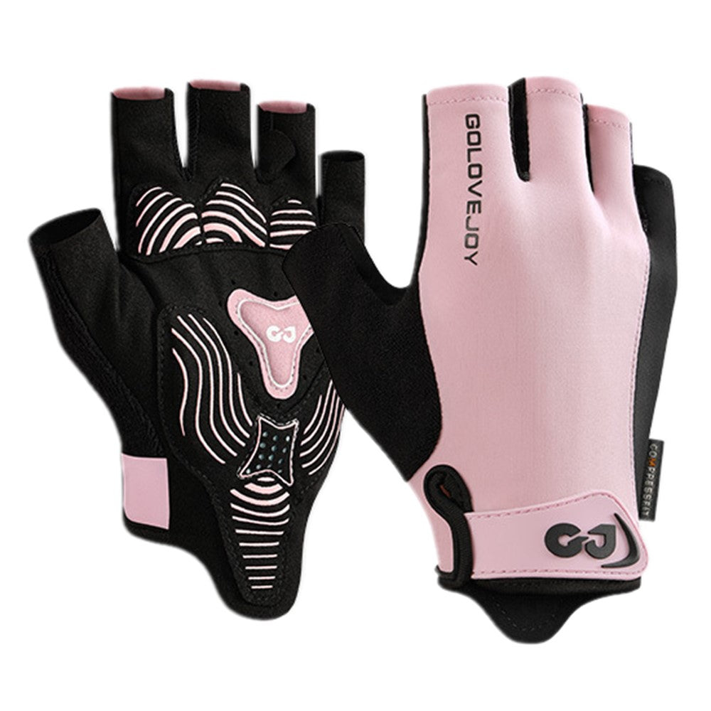 XG81 1 Pair Half-Finger Gloves Anti-Slip Shock-Absorbing Hand Gloves for Men, Women