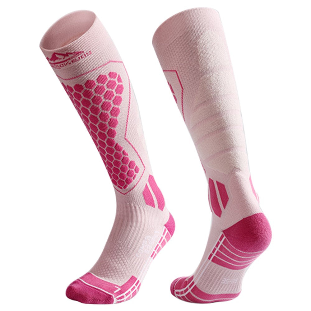 GOLOVEJOY DWZ04 1 Pair Sport Compression Socks Winter Warm High Tube Ski Calf Socks