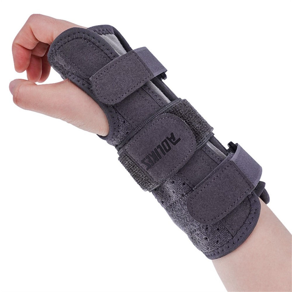 AOLIKES 1683 1Pc Palm Protection Wrist Wrap Band Metal Support Plate Sports Typing Wrist Guard