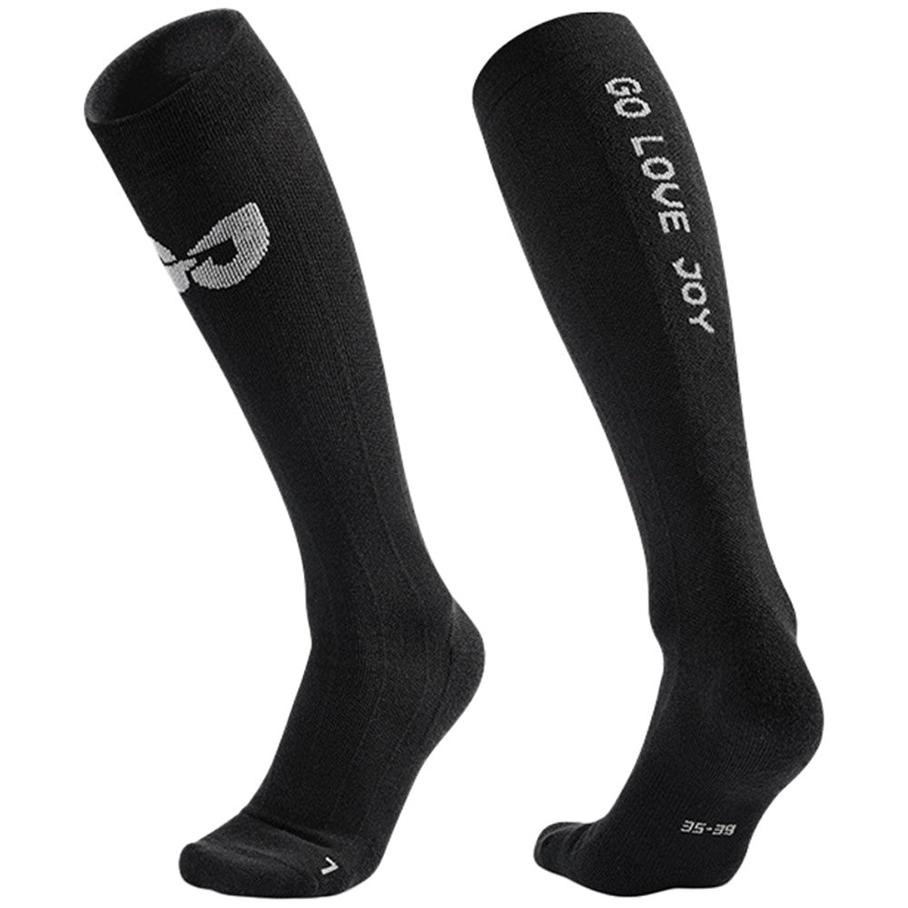 GOLOVEJOY DWZ09 Autumn Winter Keep Warm Sports Socks High Tube Compression Ski Socks