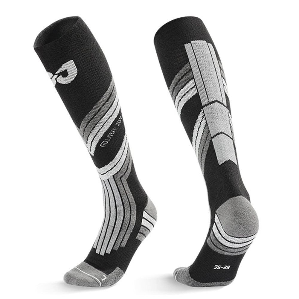 GOLOVEJOY DWZ10 Shock Absorption Autumn Winter Sports Socks High Tube Compression Ski Socks