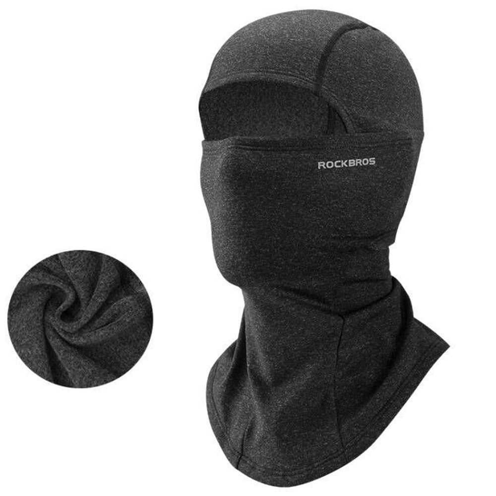 ROCKBROS Outdoor Cycling Windproof Face Mask Winter Thermal Balaclava Helmet Liner Cap