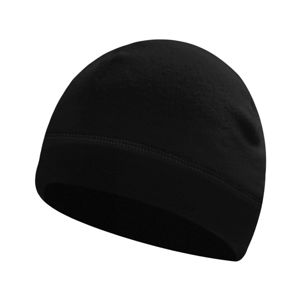 Autumn Winter Thermal Beanie Hat Polar Fleece Helmet Liner Cap for Outdoor Skiing Hiking