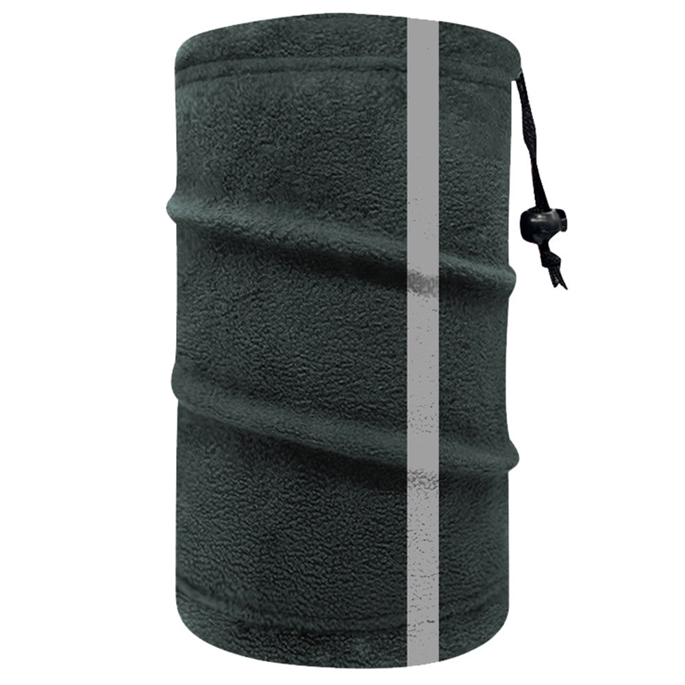 Single Layer Winter Cycling Polar Fleece Neck Gaiter Mask Reflective Motorcycle Warm Neck Cover