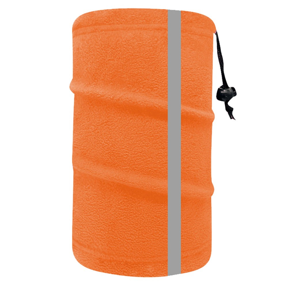 Single Layer Winter Cycling Polar Fleece Neck Gaiter Mask Reflective Motorcycle Warm Neck Cover