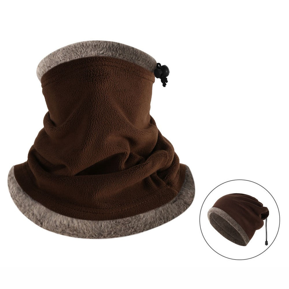 3-in-1 Outdoor Cycling Skiing Windproof Neck Gaiter Winter Thermal Beanie Hat Face Mask