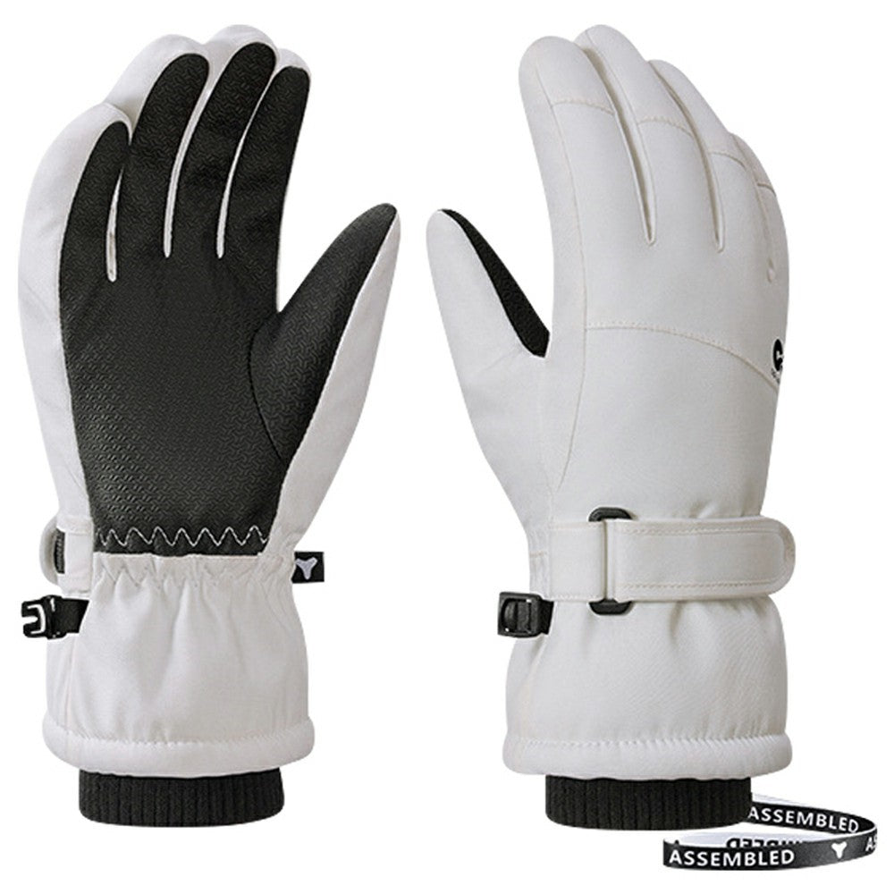 GOLOVEJOY DRST39 1 Pair Winter Ski Gloves for 4-7 Years Kids Waterproof Windproof Snow Mittens Size S