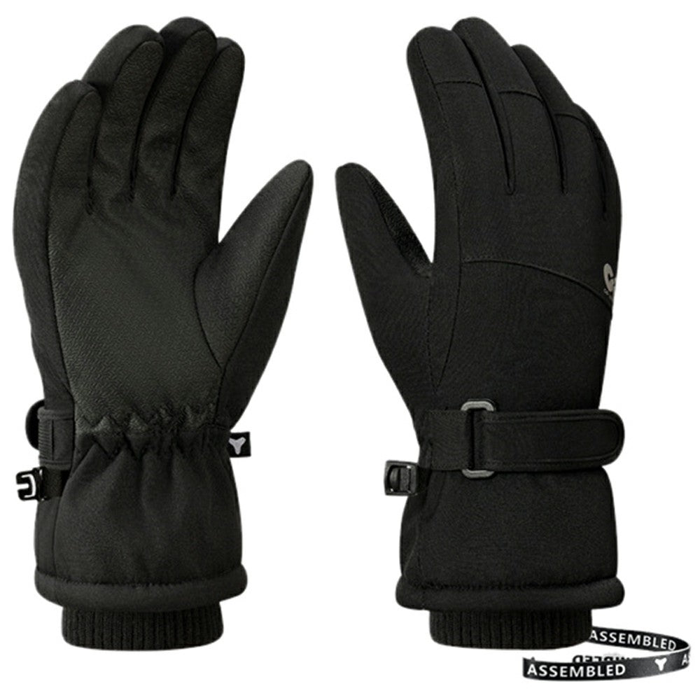 GOLOVEJOY DRST39 1 Pair Winter Ski Gloves for 4-7 Years Kids Waterproof Windproof Snow Mittens Size S