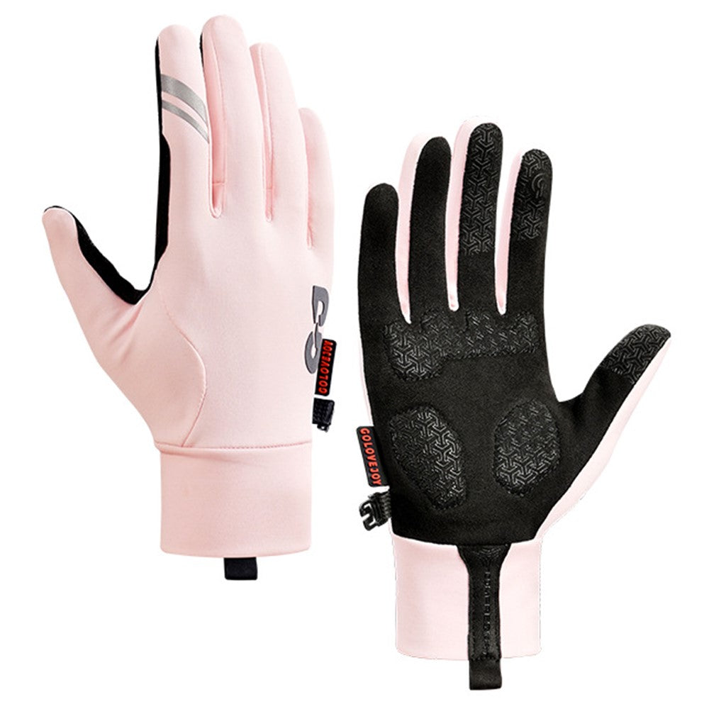 GOLOVEJOY DB74 Winter Outdoor Sports Fleece Lined Gloves Non Slip Touch Screen Mittens Size M