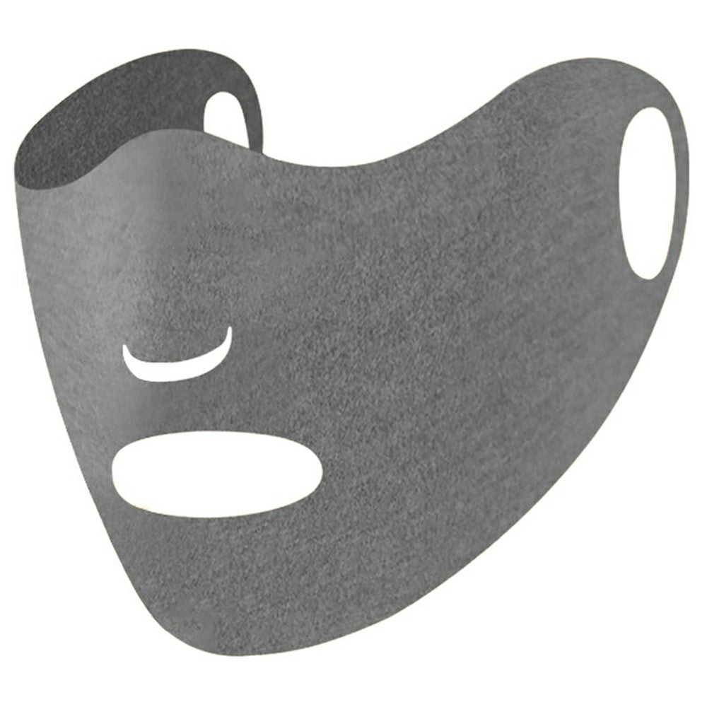 Winter Thermal Fleece Face Mask for Cycling Riding Solid Color Breathable Face Cover