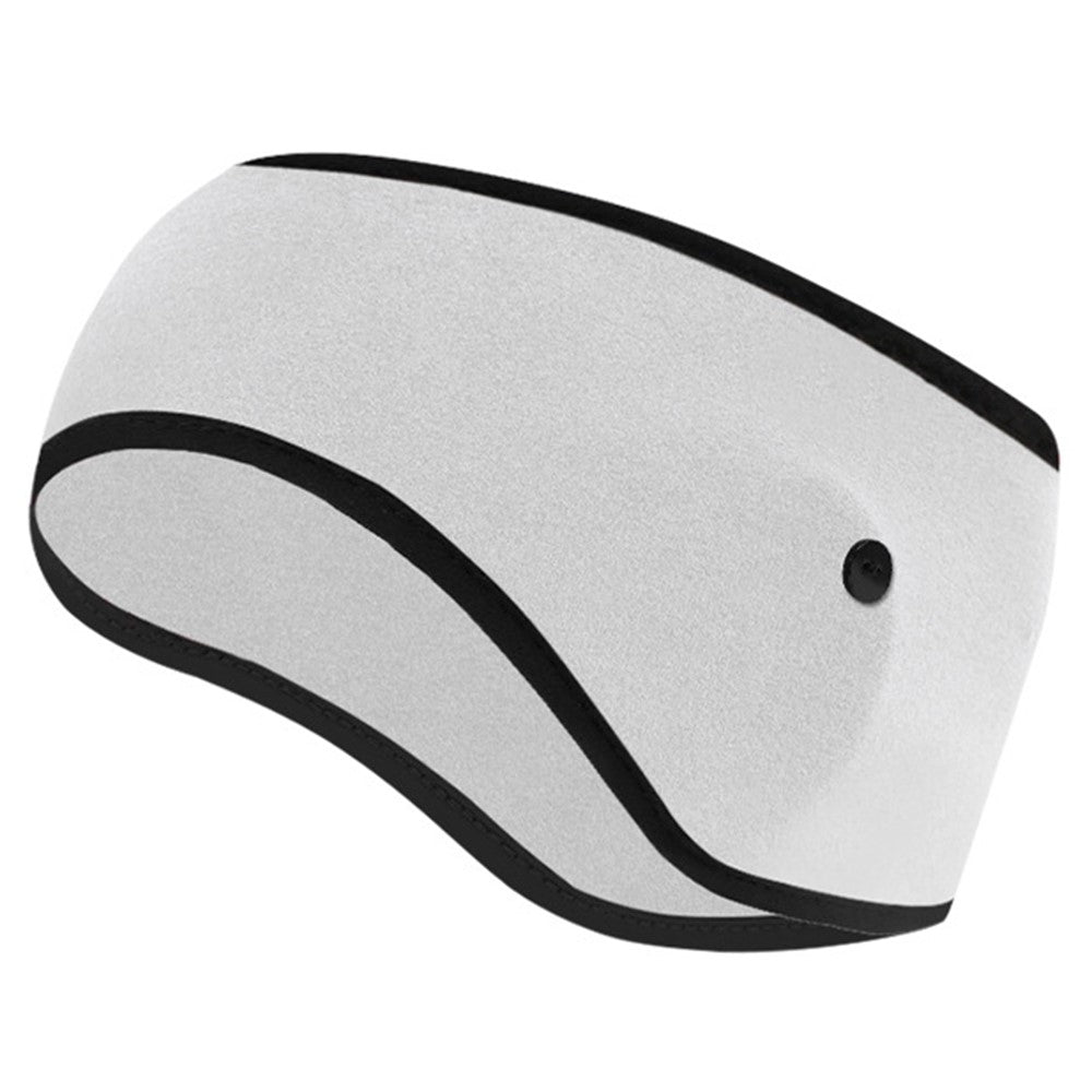 Winter Outdoor Sports Windproof Thermal Fleece Ear Warmer Headband with Button