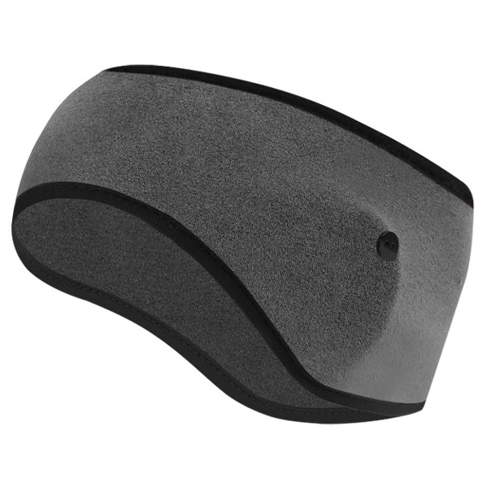 Winter Outdoor Sports Windproof Thermal Fleece Ear Warmer Headband with Button