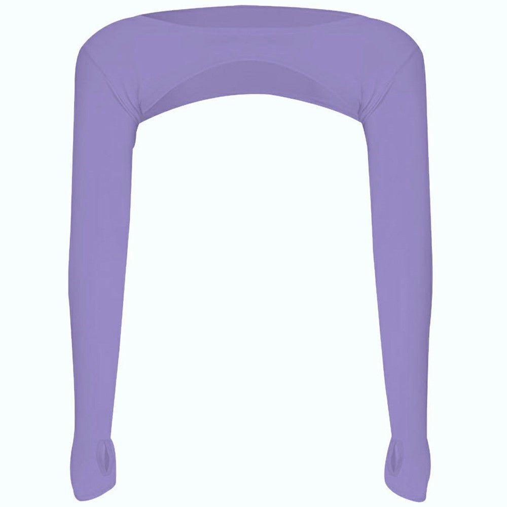 Summer Outdoor Sports Top for Women Shapewear Pullover Lightweight Breathable Elastic Shawl UV Protection