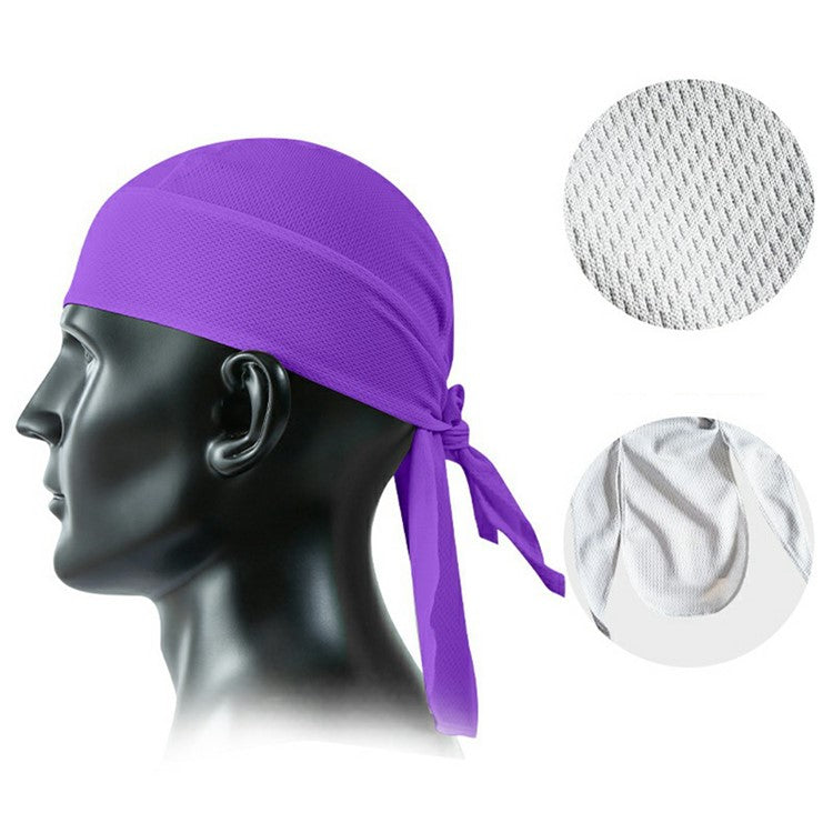 Summer Cycling Cap Helmet Liner Mesh Bandana Sports Hat Breathable Quick Dry Headwear for Outdoor