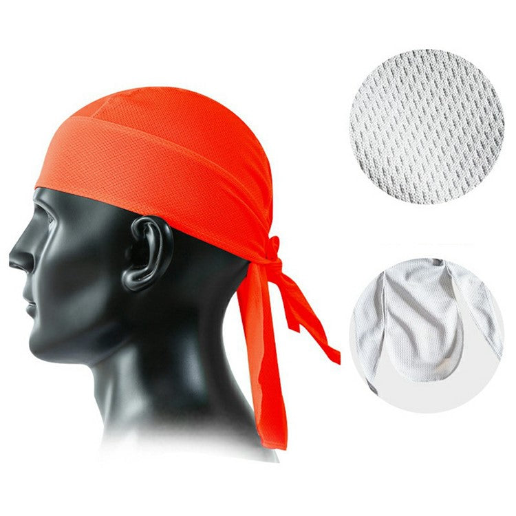 Summer Cycling Cap Helmet Liner Mesh Bandana Sports Hat Breathable Quick Dry Headwear for Outdoor