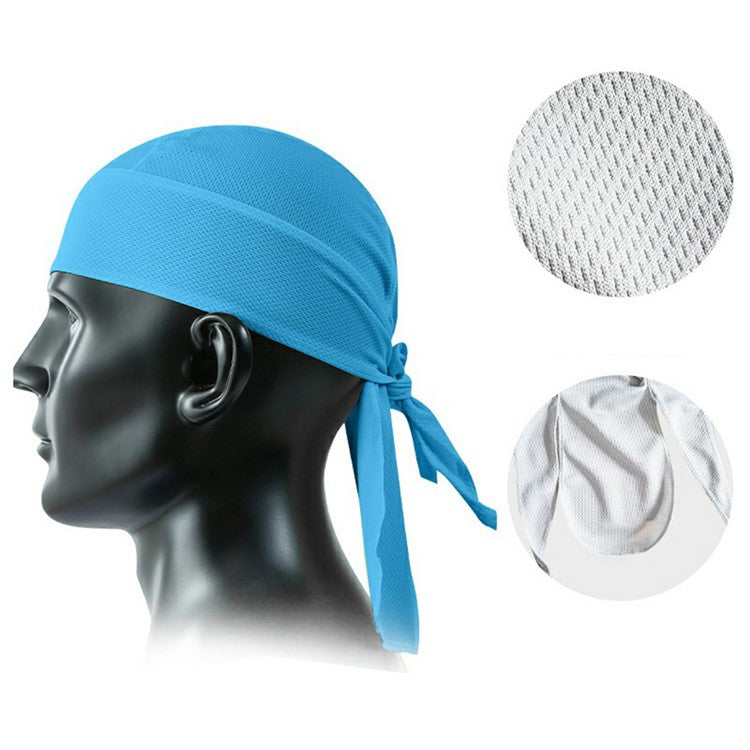 Summer Cycling Cap Helmet Liner Mesh Bandana Sports Hat Breathable Quick Dry Headwear for Outdoor