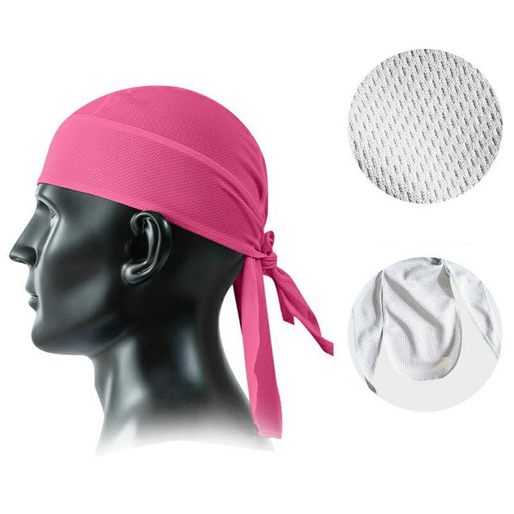 Summer Cycling Cap Helmet Liner Mesh Bandana Sports Hat Breathable Quick Dry Headwear for Outdoor