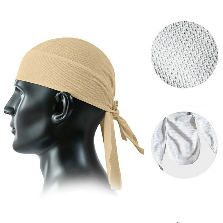 Summer Cycling Cap Helmet Liner Mesh Bandana Sports Hat Breathable Quick Dry Headwear for Outdoor