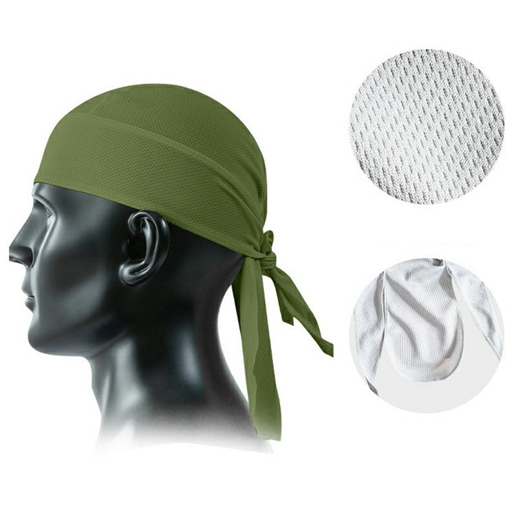 Summer Cycling Cap Helmet Liner Mesh Bandana Sports Hat Breathable Quick Dry Headwear for Outdoor