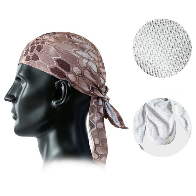 Summer Cycling Cap Helmet Liner Mesh Bandana Sports Hat Breathable Quick Dry Headwear for Outdoor